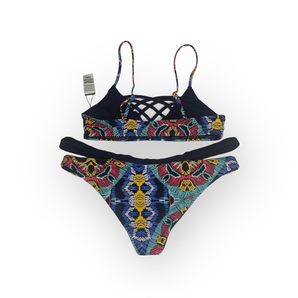 L*Space ❁ Moroccan Dreams Jaime Hollywood Print 2 Piece Bikini Set ❁ Small Large - Picture 14 of 17
